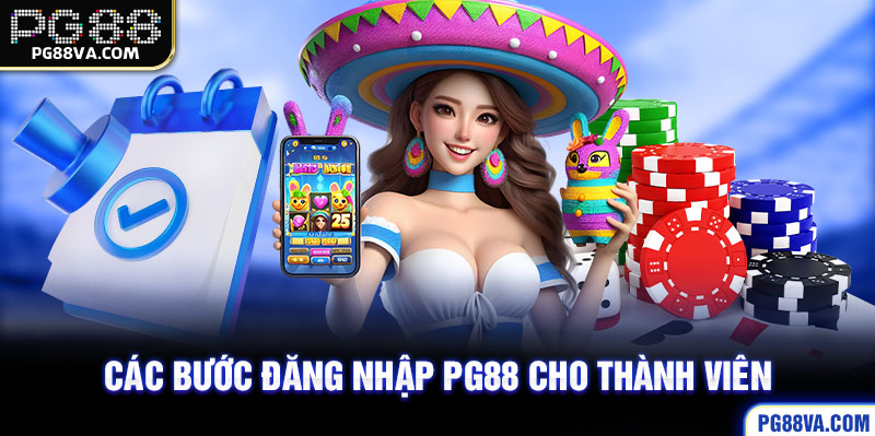  cách đăng nhập PG88