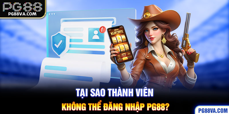vì sao đăng nhập PG88 không thành công